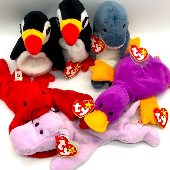 TY Beanie Babies Lot Of 6 Beanies - Picture 3 of 3